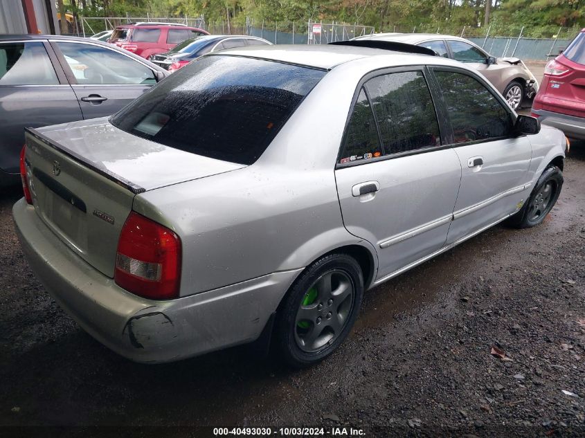 2000 Mazda Protege Es VIN: JM1BJ2217Y0201185 Lot: 40493030