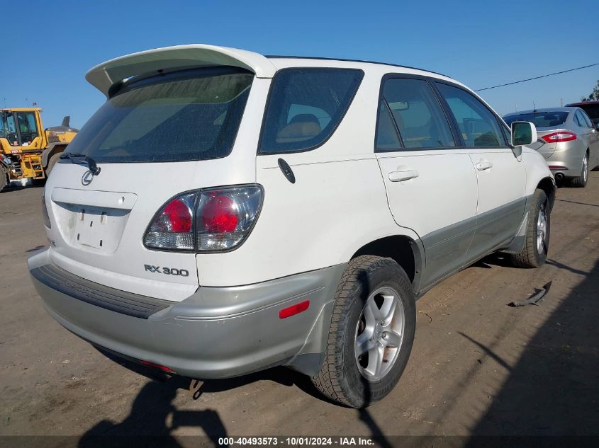 2001 Lexus Rx 300 VIN: JTJHF10U010169587 Lot: 40493573