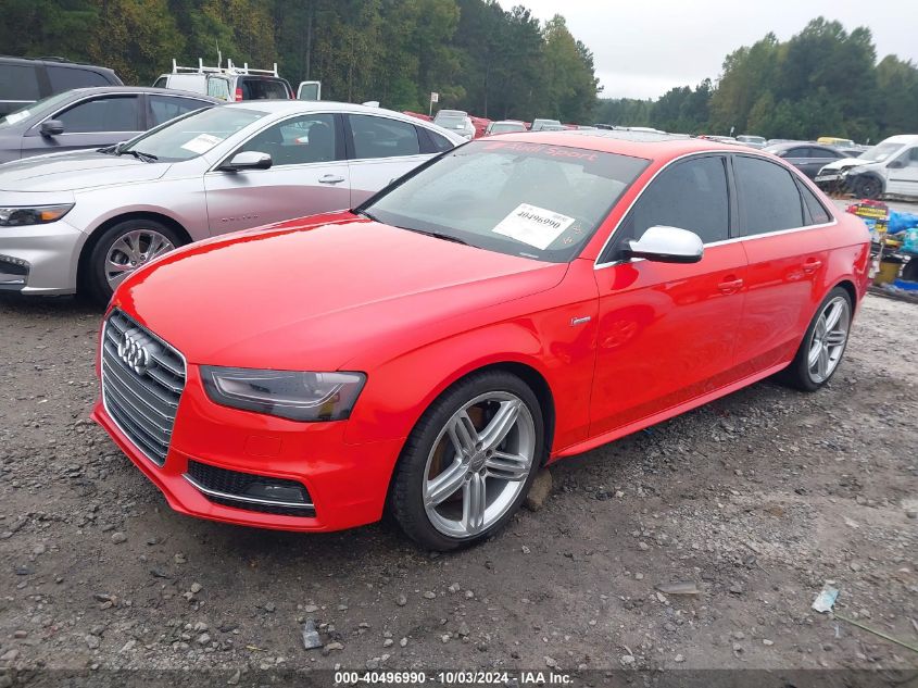 2013 Audi S4 3.0T Premium Plus VIN: WAUBGAFL1DA254857 Lot: 40496990