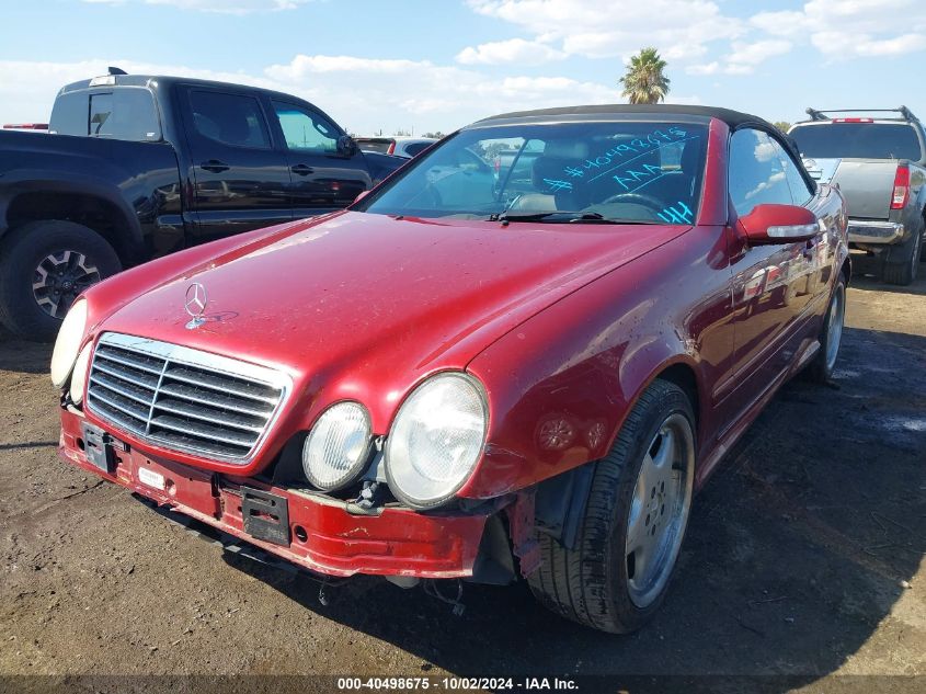 2001 Mercedes-Benz Clk 430 VIN: WDBLK70G91F054875 Lot: 40498675