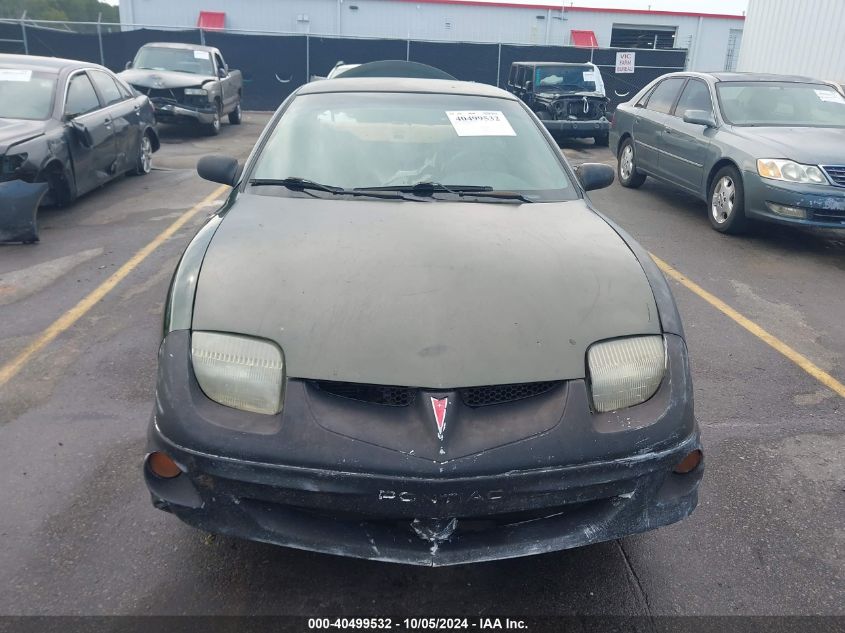 2000 Pontiac Sunfire Se VIN: 1G2JB1249Y7338749 Lot: 40499532