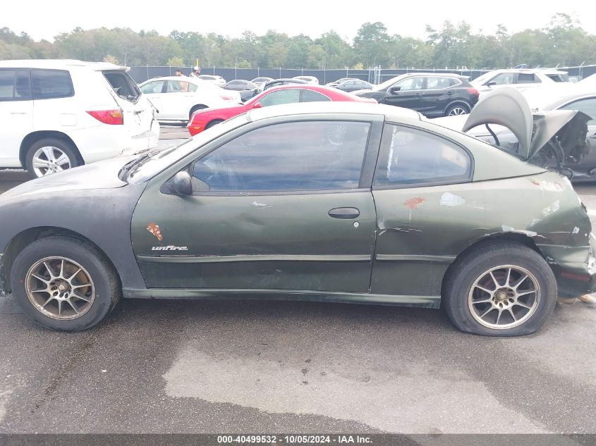 2000 Pontiac Sunfire Se VIN: 1G2JB1249Y7338749 Lot: 40499532