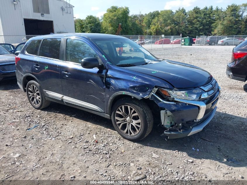 2017 Mitsubishi Outlander Es VIN: JA4AZ2A36HZ060719 Lot: 40499546