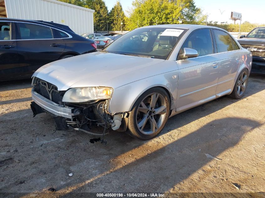 2005 Audi S4 4.2 VIN: WAUGL68E55A489163 Lot: 40500198