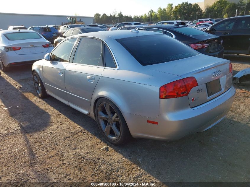 2005 Audi S4 4.2 VIN: WAUGL68E55A489163 Lot: 40500198