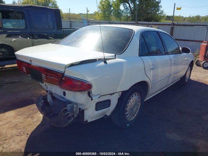 2005 Buick Century VIN: 2G4WS52J351169623 Lot: 40500365