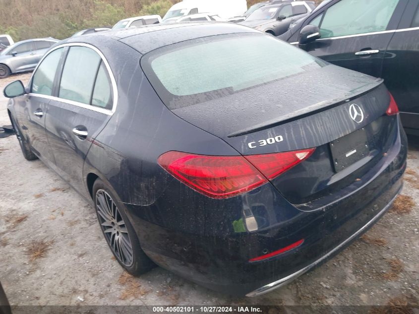 2022 Mercedes-Benz C 300 VIN: W1KAF4GB2NR014301 Lot: 40502101