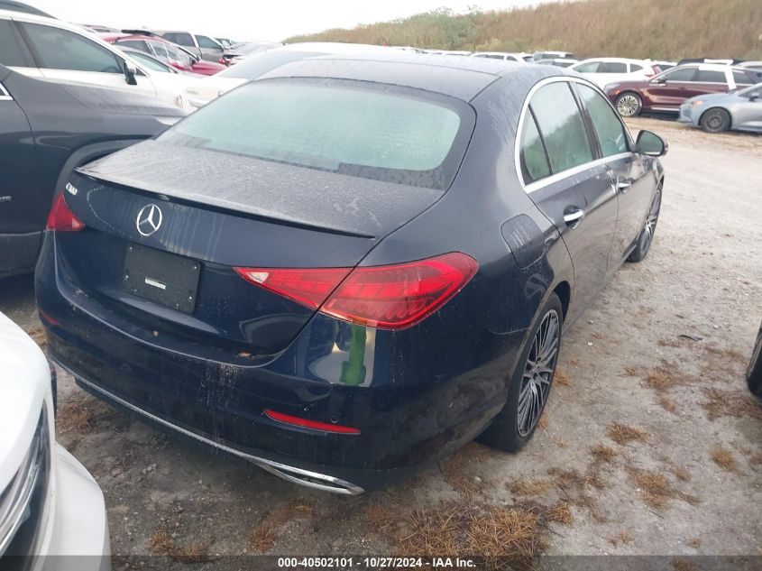 2022 Mercedes-Benz C 300 VIN: W1KAF4GB2NR014301 Lot: 40502101