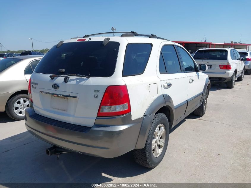 2006 Kia Sorento Ex/Lx VIN: KNDJD733665513787 Lot: 40502852