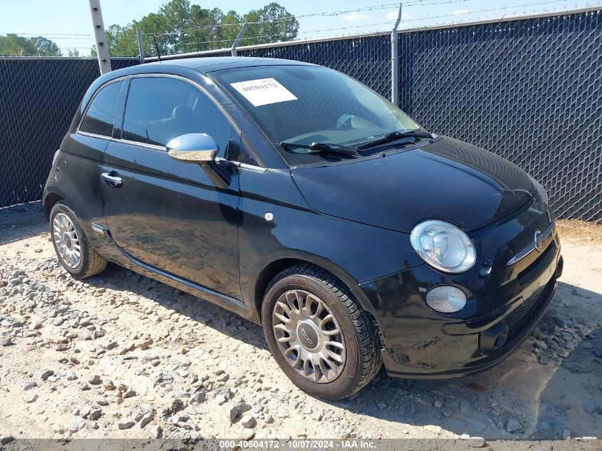 2015 Fiat 500 Lounge VIN: 3C3CFFCR2FT598746 Lot: 40504172