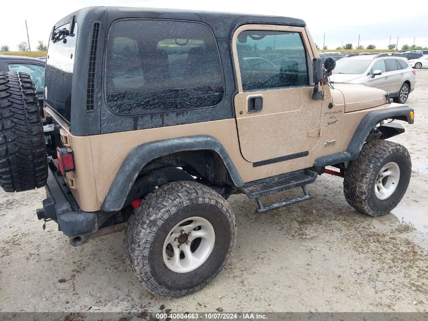 2000 Jeep Wrangler / Tj Sport VIN: 1J4FA49S5YP738330 Lot: 40504663