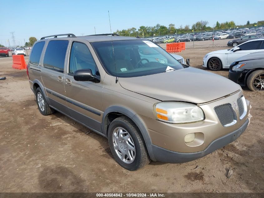 2005 Pontiac Montana Sv6 Fwd VIN: 1GMDV03L15D195451 Lot: 40504842