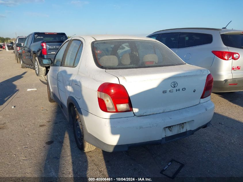 2001 Toyota Echo VIN: JTDBT123710139878 Lot: 40506461