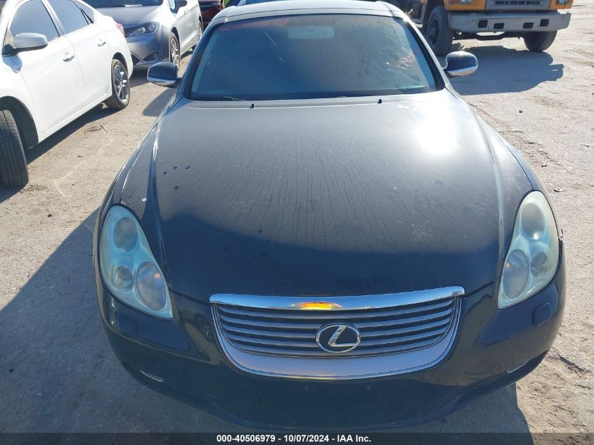 2005 Lexus Sc 430 VIN: JTHFN48Y850069781 Lot: 40506979