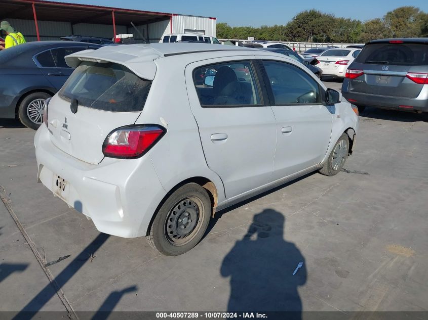 2022 Mitsubishi Mirage Es/Le VIN: ML32AUHJ0NH009657 Lot: 40507289