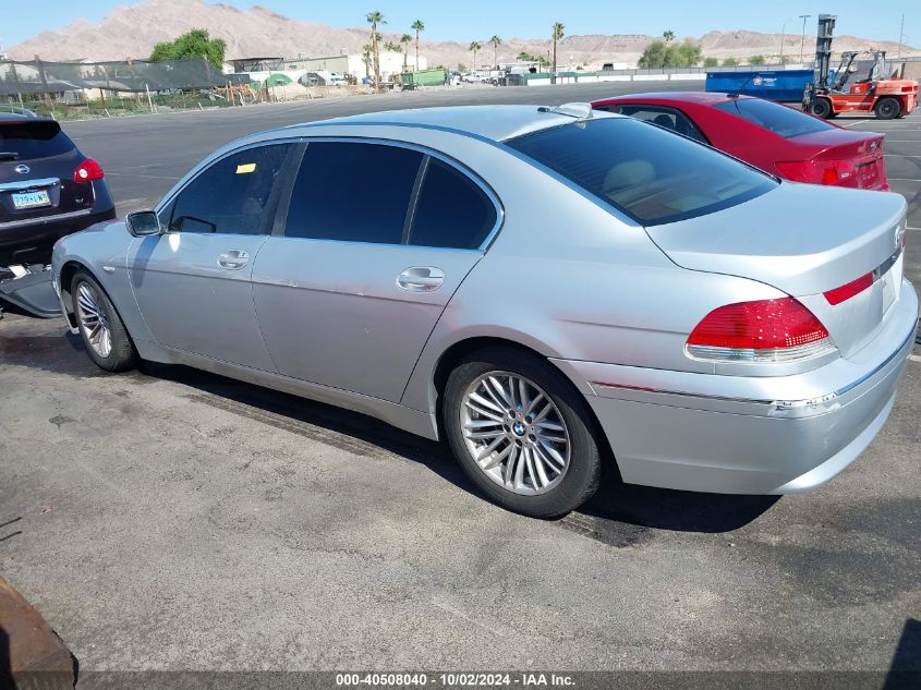 2003 BMW 745Li VIN: WBAGN63403DS43559 Lot: 40508040