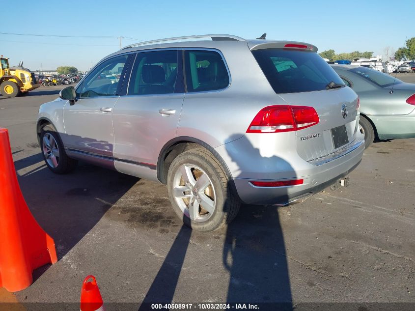 2013 Volkswagen Touareg Tdi Lux VIN: WVGEP9BP2DD006473 Lot: 40508917