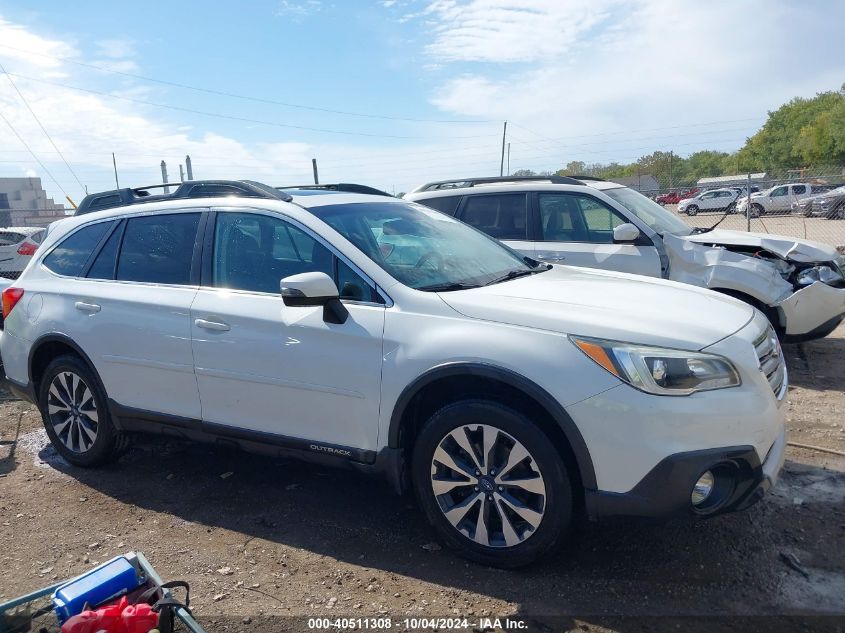 2015 Subaru Outback 3.6R Limited VIN: 4S4BSENC3F3266604 Lot: 40511308