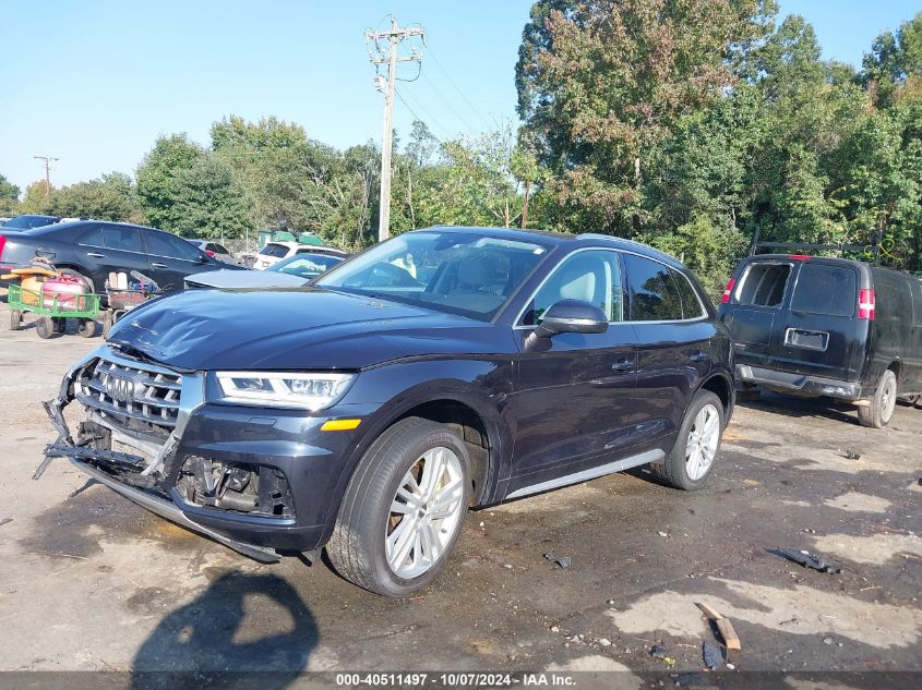 2018 Audi Q5 2.0T Premium/2.0T Tech Premium VIN: WA1BNAFY5J2219792 Lot: 40511497