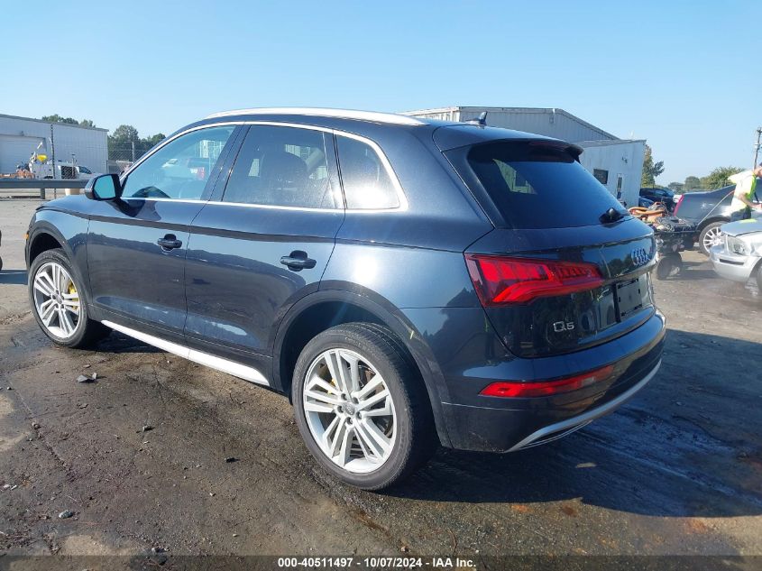 2018 Audi Q5 2.0T Premium/2.0T Tech Premium VIN: WA1BNAFY5J2219792 Lot: 40511497