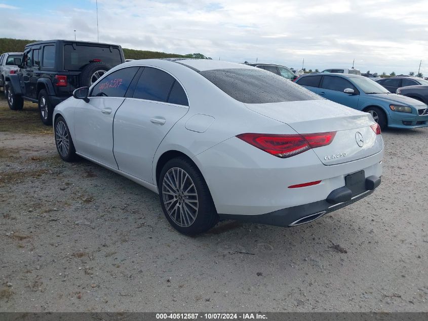 2020 Mercedes-Benz Cla 250 VIN: W1K5J4GB8LN095034 Lot: 40512587