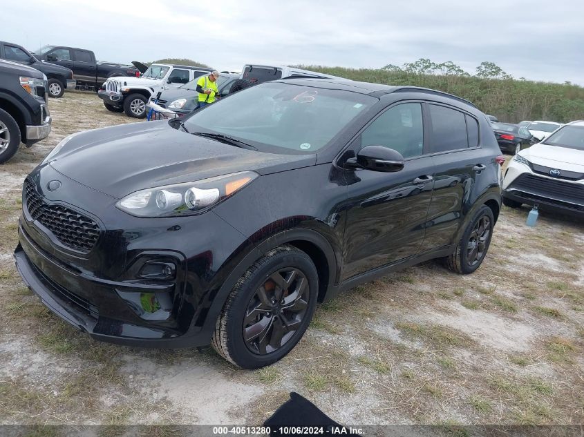 2022 Kia Sportage Nightfall Edition VIN: KNDP63AC7N7948241 Lot: 40513280