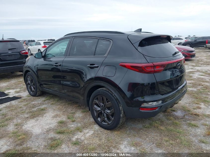 2022 Kia Sportage Nightfall Edition VIN: KNDP63AC7N7948241 Lot: 40513280