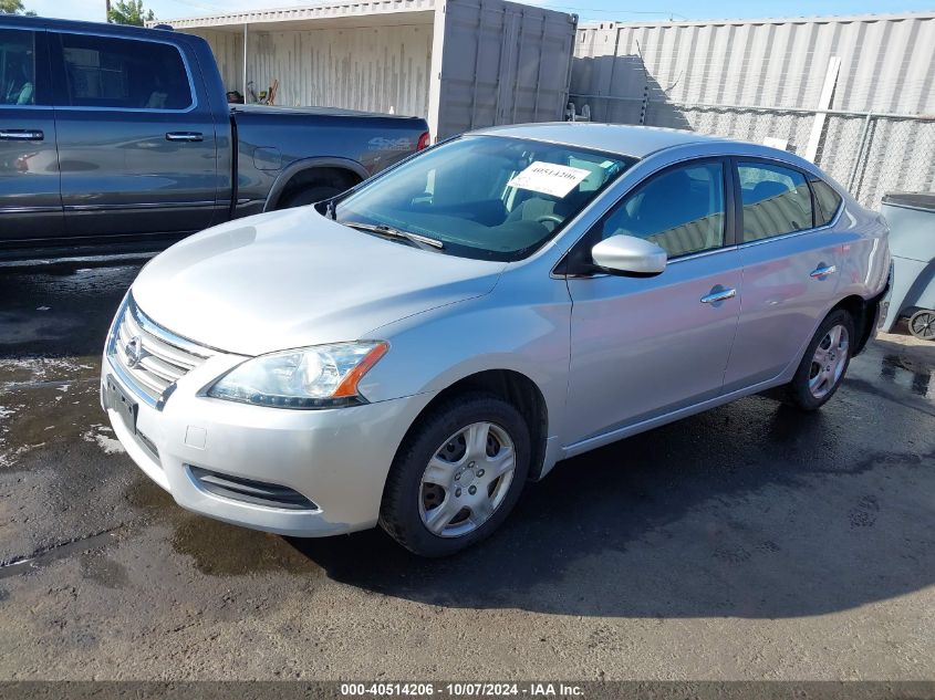 2014 Nissan Sentra Fe+ S/Fe+ Sv/S/Sl/Sr/Sv VIN: 3N1AB7AP0EY213677 Lot: 40514206