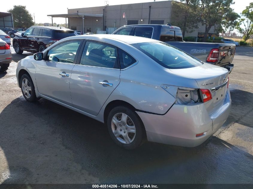 2014 Nissan Sentra Fe+ S/Fe+ Sv/S/Sl/Sr/Sv VIN: 3N1AB7AP0EY213677 Lot: 40514206