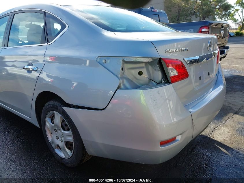 2014 Nissan Sentra Fe+ S/Fe+ Sv/S/Sl/Sr/Sv VIN: 3N1AB7AP0EY213677 Lot: 40514206