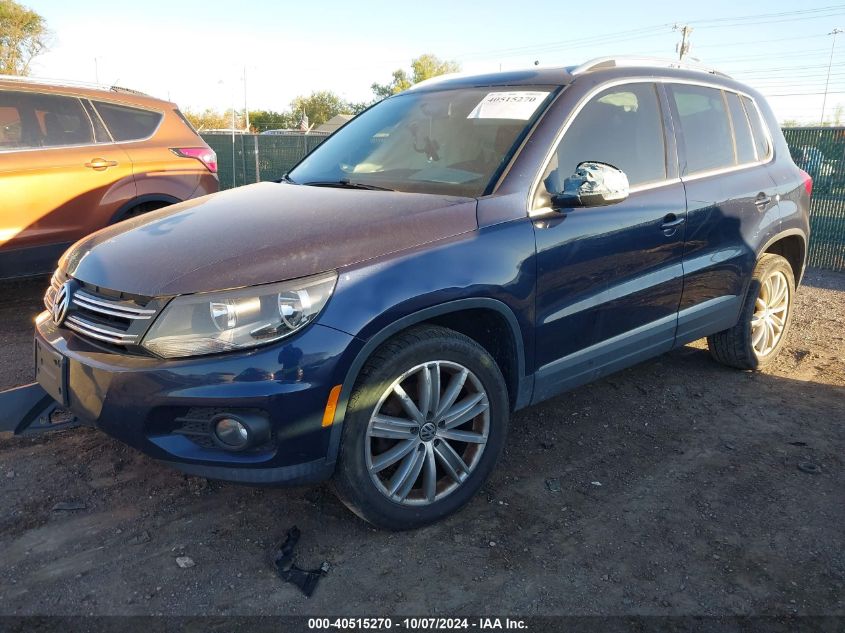 2014 Volkswagen Tiguan Sel VIN: WVGBV3AX9EW559196 Lot: 40515270