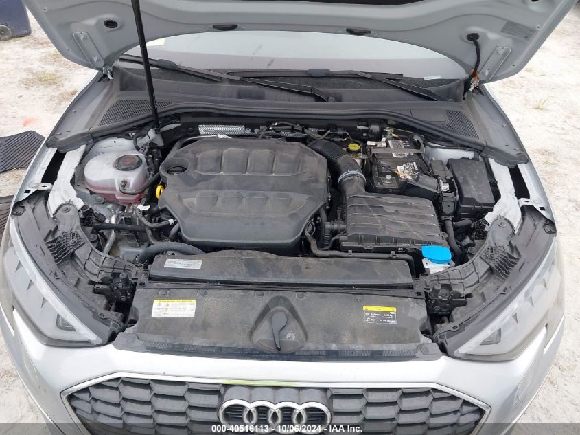 2022 Audi A3 Premium 40 Tfsi Front-Wheel Drive S Tronic VIN: WAUAUDGYXNA075671 Lot: 40516113