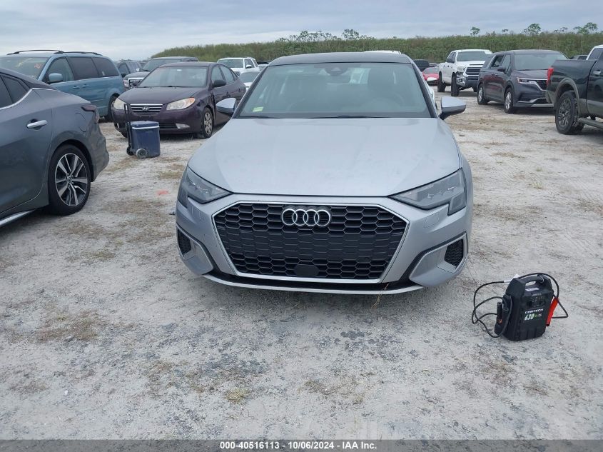 2022 Audi A3 Premium 40 Tfsi Front-Wheel Drive S Tronic VIN: WAUAUDGYXNA075671 Lot: 40516113