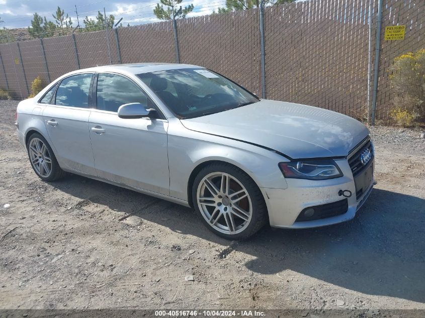 2011 Audi A4 2.0T Premium VIN: WAUFFAFL7BN051837 Lot: 40516746