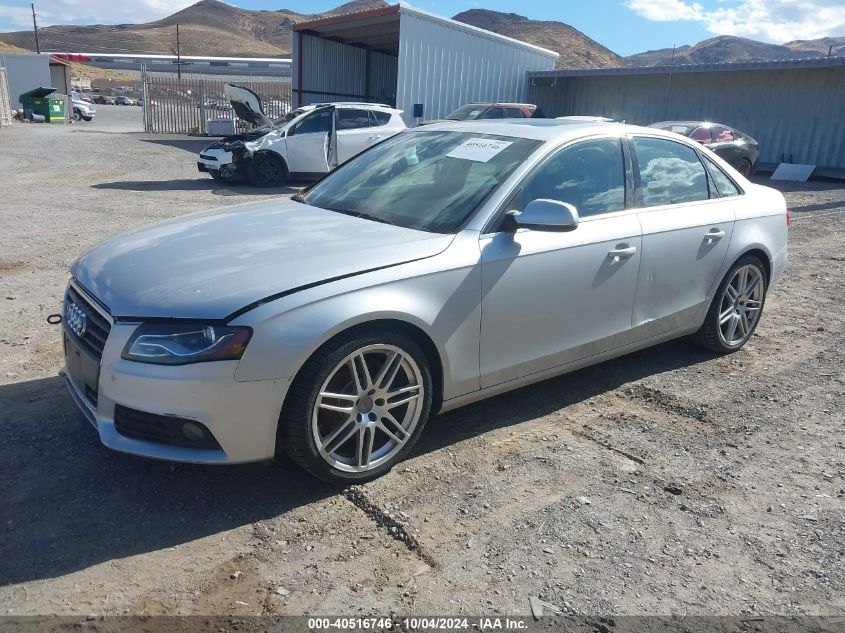 2011 Audi A4 2.0T Premium VIN: WAUFFAFL7BN051837 Lot: 40516746