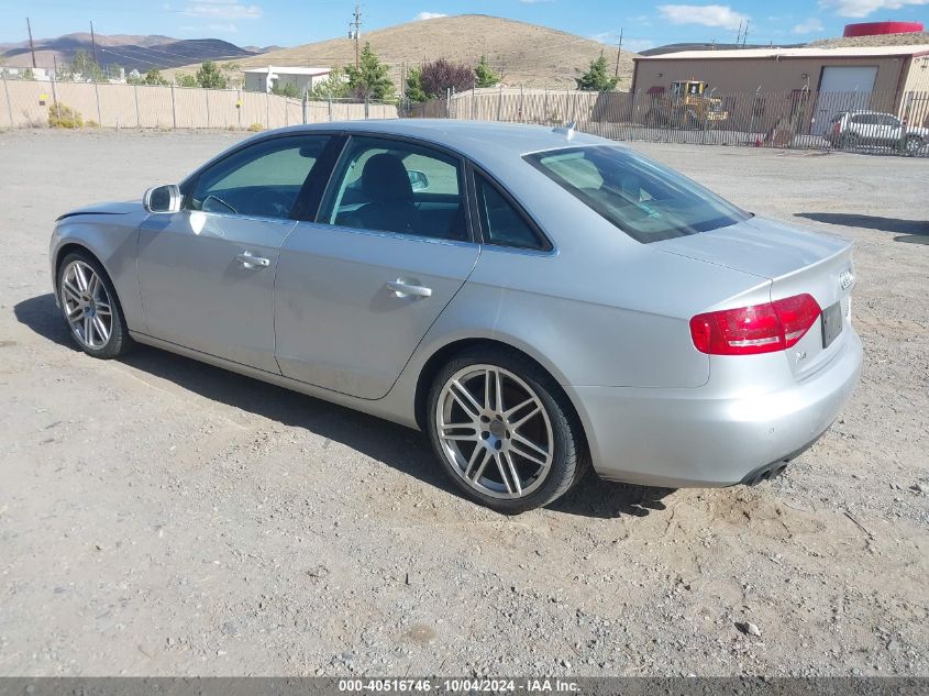 2011 Audi A4 2.0T Premium VIN: WAUFFAFL7BN051837 Lot: 40516746