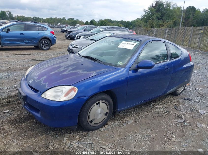 2001 Honda Insight Cvt VIN: JHMZE14781T002230 Lot: 40517880