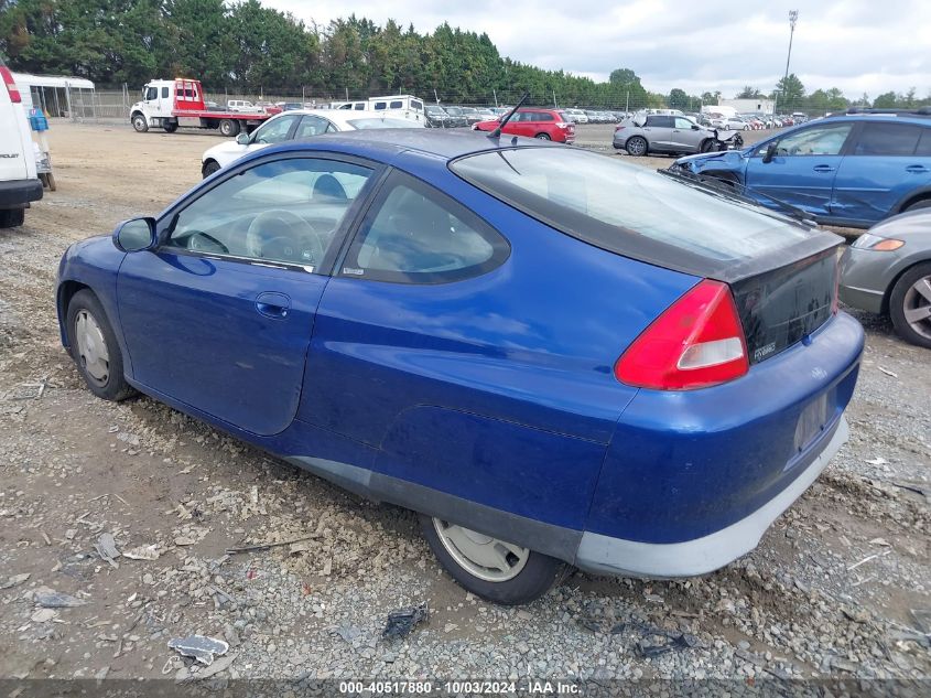 2001 Honda Insight Cvt VIN: JHMZE14781T002230 Lot: 40517880