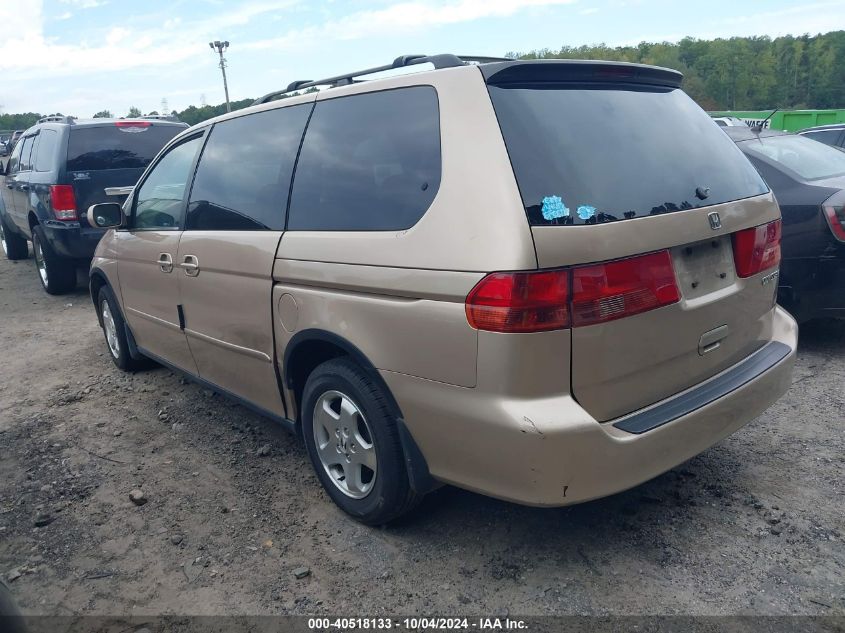 2001 Honda Odyssey Ex VIN: 2HKRL18621H604733 Lot: 40518133