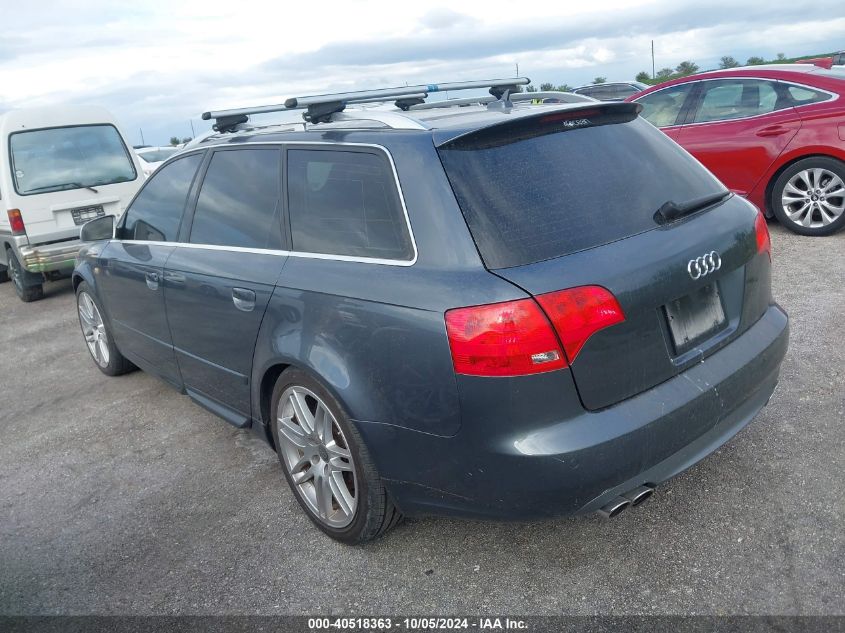 2008 Audi S4 Avant Quattro VIN: WAUUL78E58A158080 Lot: 40518363