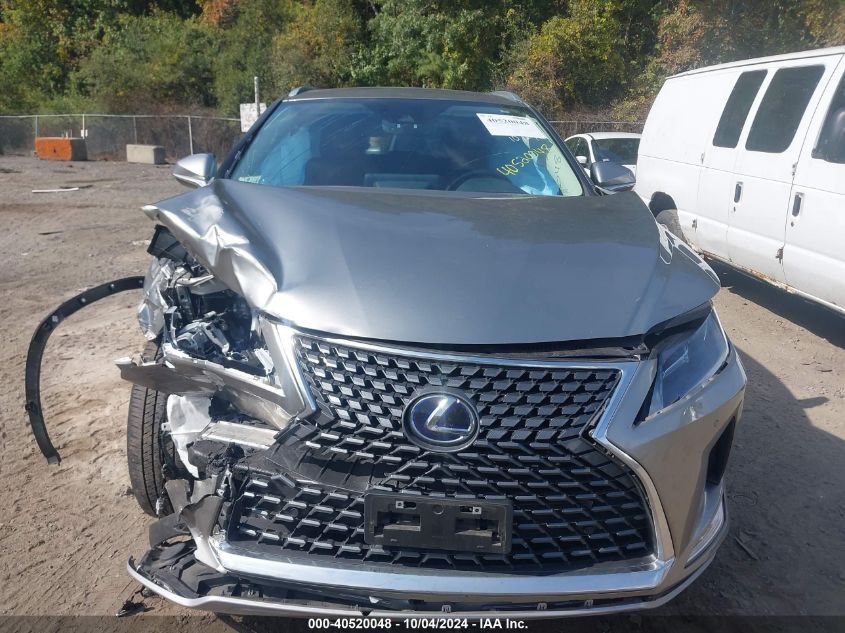 2022 Lexus Rx 450H VIN: 2T2HGMDAXNC091246 Lot: 40520048