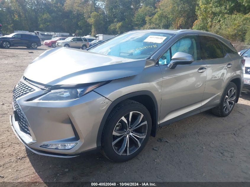 2022 Lexus Rx 450H VIN: 2T2HGMDAXNC091246 Lot: 40520048