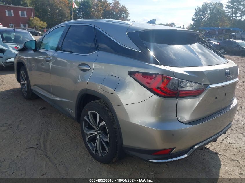 2022 Lexus Rx 450H VIN: 2T2HGMDAXNC091246 Lot: 40520048