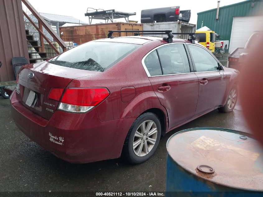 2010 Subaru Legacy 2.5I Premium VIN: 4S3BMBG67A3225261 Lot: 40521112