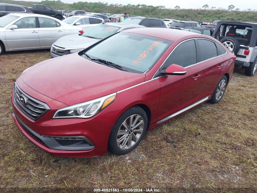 2015 Hyundai Sonata Sport VIN: 5NPE34AF2FH240119 Lot: 40521563