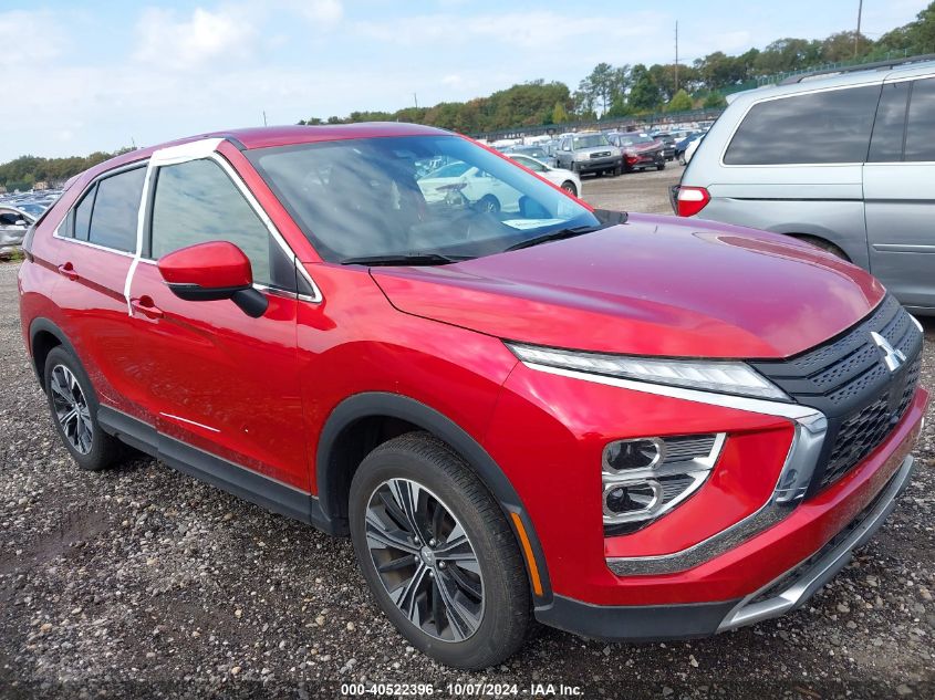 2022 Mitsubishi Eclipse Cross Se S-Awc/Se Special Edition S-Awc/Sel S-Awc/Sel Special Edition S-Awc VIN: JA4ATWAA7NZ002413 Lot: 40522396