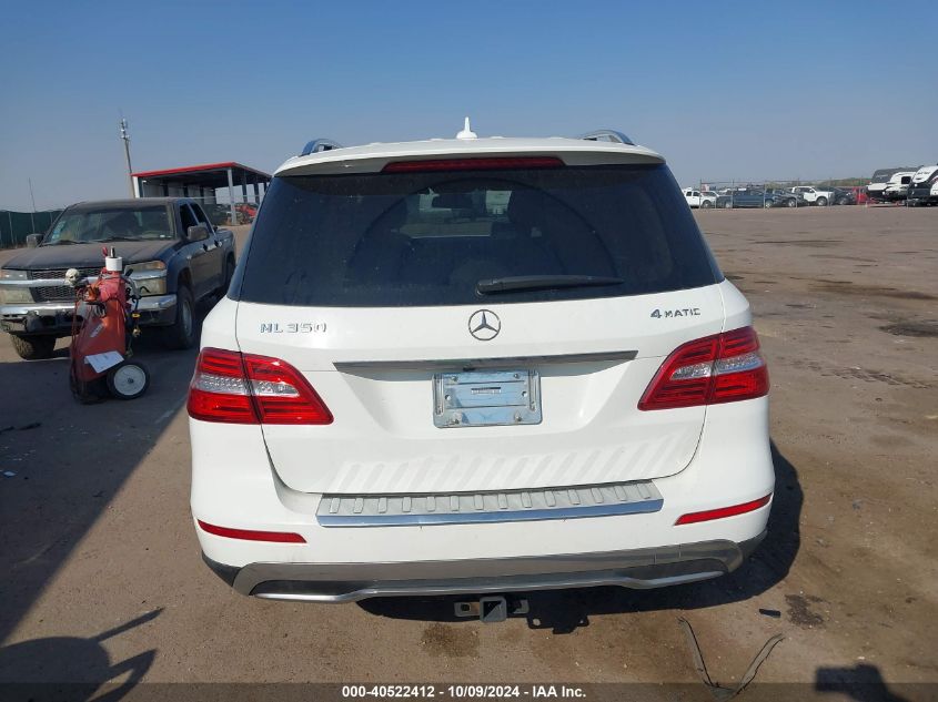 2015 Mercedes-Benz Ml 350 4Matic VIN: 4JGDA5HBXFA517466 Lot: 40522412