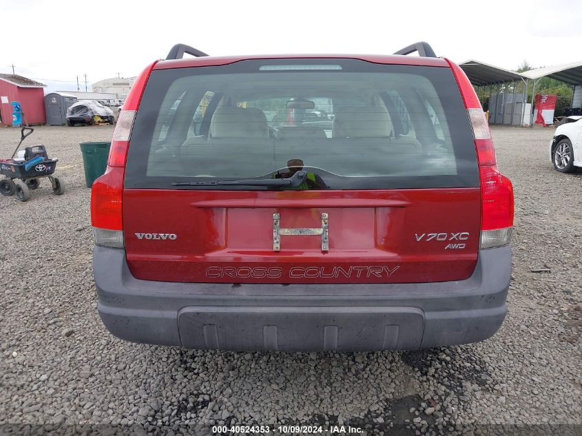 2002 Volvo V70 Xc VIN: YV1SZ58D821080366 Lot: 40524353