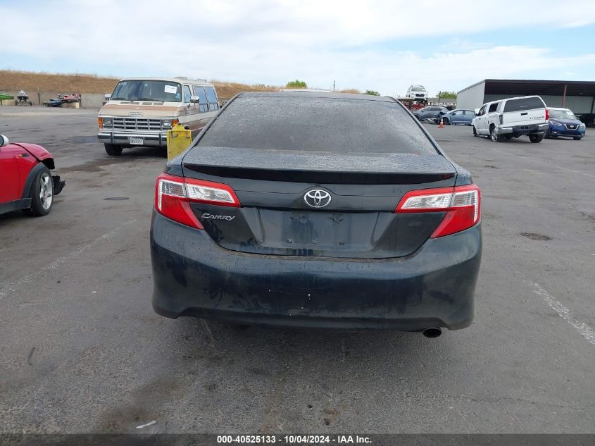 2013 Toyota Camry Se VIN: 4T1BF1FK7DU654039 Lot: 40525133