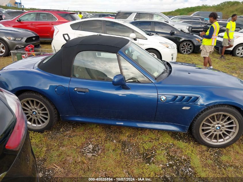 2001 BMW Z3 3.0 VIN: WBACN53441LL46897 Lot: 40525894